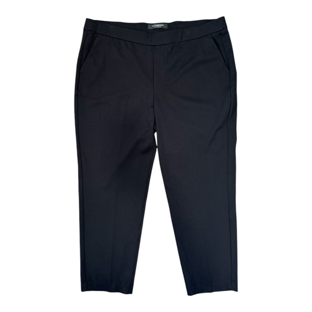 Liverpool Pants Womens Plus Size 20W Pull On Trouser Black Stretch Kayla